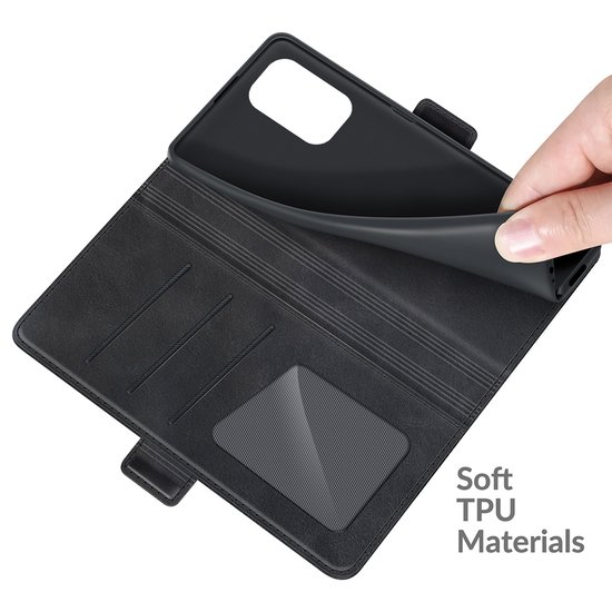 Xiaomi Mi 11i Hoesje - MobyDefend Luxe Wallet Book Case (Sluiting Zijkant) - Zwart