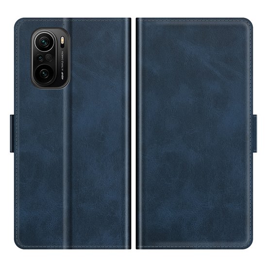 Xiaomi Mi 11i Hoesje, MobyDefend Luxe Wallet Book Case (Sluiting Zijkant), Blauw