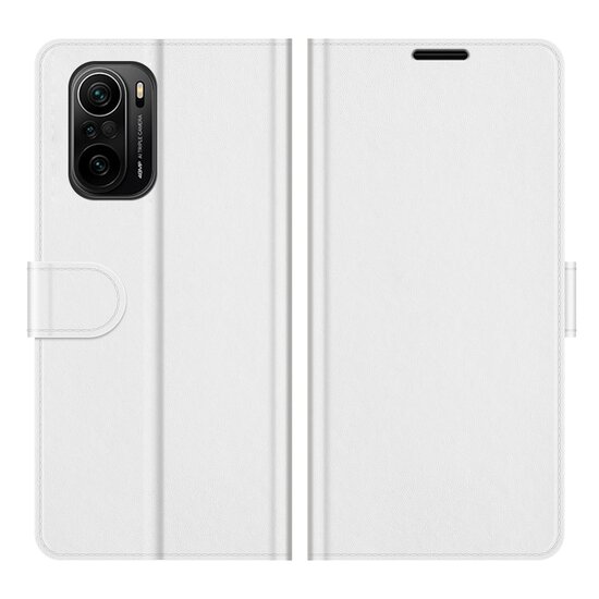 Xiaomi Mi 11i hoesje, MobyDefend Wallet Book Case (Sluiting Achterkant), Wit