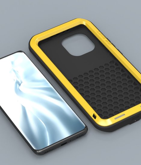 Xiaomi Mi 11 Hoes - Love Mei Metalen Case - Extreme Protection - Wit