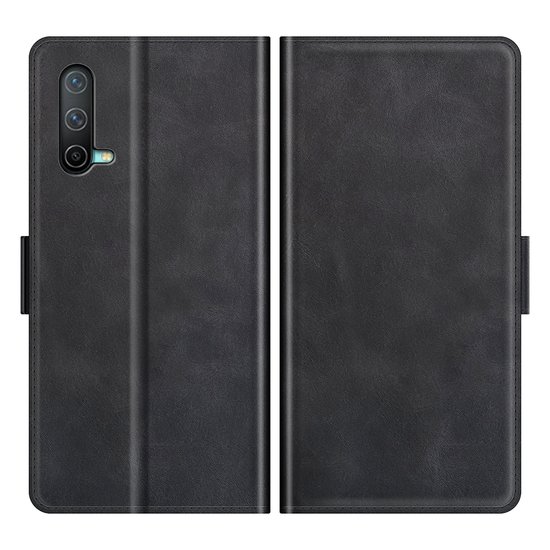 OnePlus Nord CE Hoesje - MobyDefend Luxe Wallet Book Case (Sluiting Zijkant) - Zwart