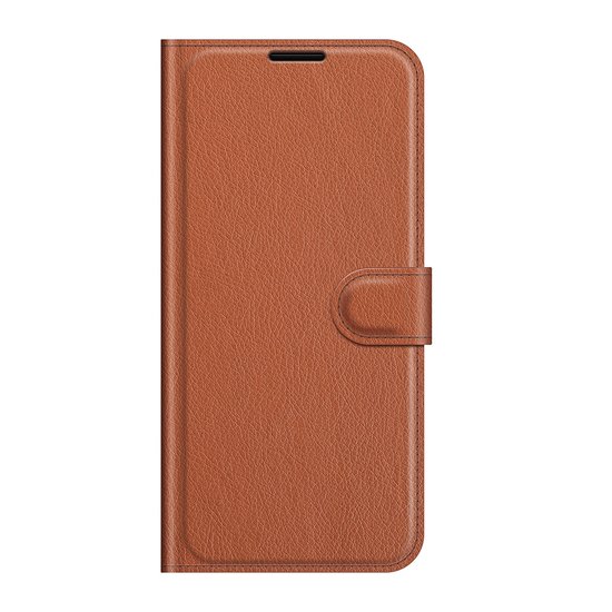 OnePlus Nord CE Hoesje, MobyDefend Kunstleren Wallet Book Case, Bruin