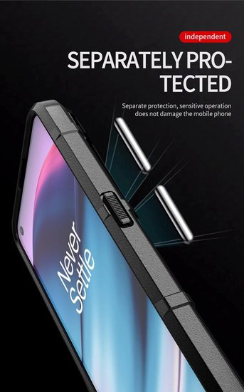 OnePlus Nord CE Hoesje - Mobydefend Rugged Shield TPU Backcover - Blauw