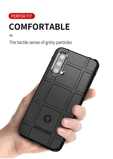 OnePlus Nord CE Hoesje, Rugged Shield TPU Gelcase, Groen