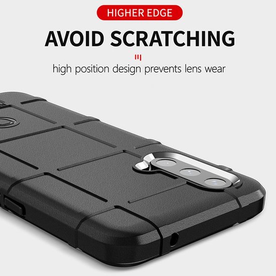 OnePlus Nord CE Hoesje, Rugged Shield TPU Gelcase, Groen