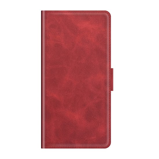 Motorola Moto G50 Hoesje, MobyDefend Luxe Wallet Book Case (Sluiting Zijkant), Rood