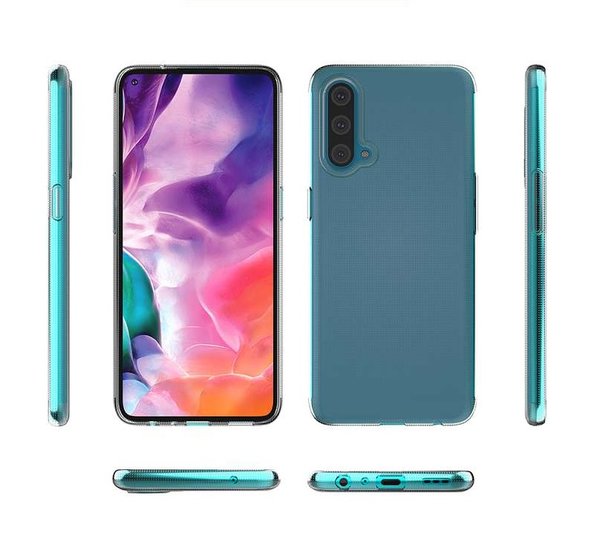 OnePlus Nord CE Hoesje - MobyDefend Transparante TPU Backcover - Volledig Doorzichtig