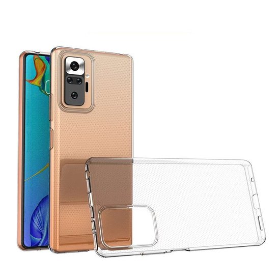 Xiaomi Redmi Note 10 Pro Hoesje - MobyDefend Transparante TPU Backcover - Volledig Doorzichtig