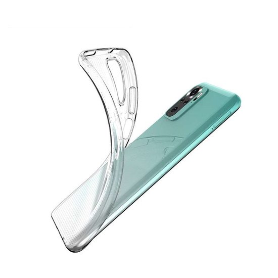 Xiaomi Redmi Note 10 / Note 10S Hoesje - MobyDefend Transparante TPU Backcover - Volledig Doorzichtig