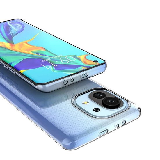 Xiaomi Mi 11 Hoesje - MobyDefend Transparante TPU Backcover - Volledig Doorzichtig