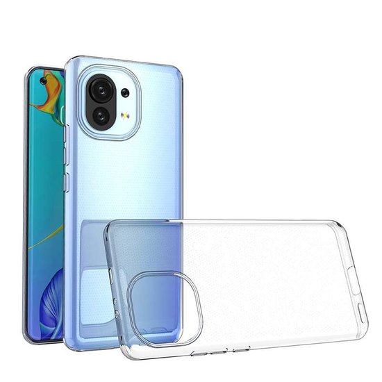 Xiaomi Mi 11 Hoesje - MobyDefend Transparante TPU Backcover - Volledig Doorzichtig