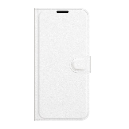 iPhone 13 Pro Hoesje, MobyDefend Kunstleren Wallet Book Case, Wit