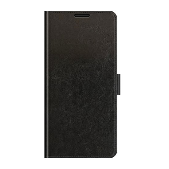 iPhone 13 Hoesje, MobyDefend Wallet Book Case (Sluiting Achterkant), Zwart