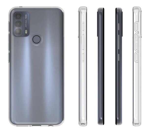 Motorola Moto G50 Hoesje, MobyDefend Transparante TPU Gelcase, Volledig Doorzichtig
