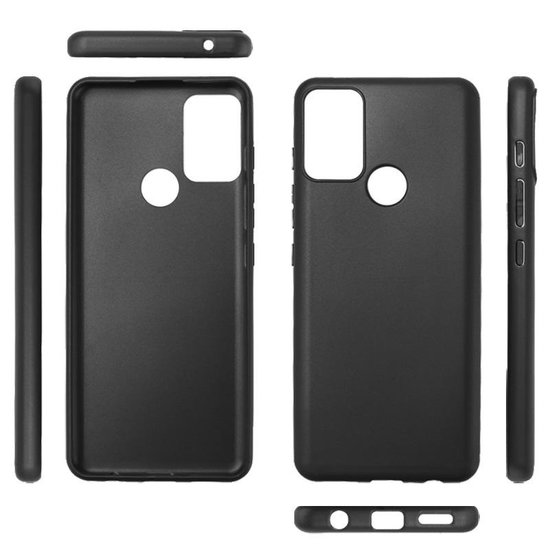 Motorola Moto G50 Hoesje, MobyDefend  TPU Gelcase, Mat Zwart