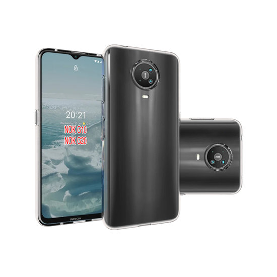 Nokia G10 / Nokia G20 Hoesje - MobyDefend Transparante TPU Backcover - Volledig Doorzichtig
