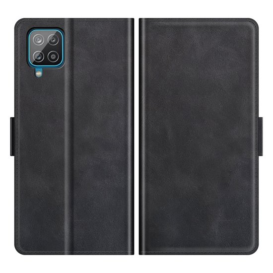 Samsung Galaxy M22 / Galaxy A22 4G Hoesje, MobyDefend Luxe Wallet Book Case (Sluiting Zijkant), Zwart