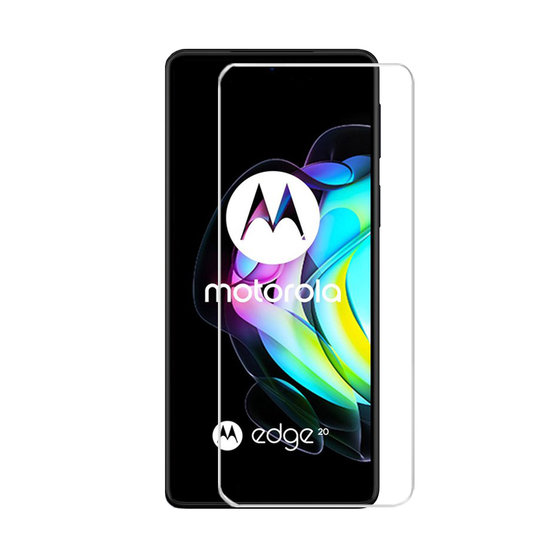 3-Pack Motorola Edge 20 Screenprotectors, MobyDefend Case-Friendly Gehard Glas Screensavers