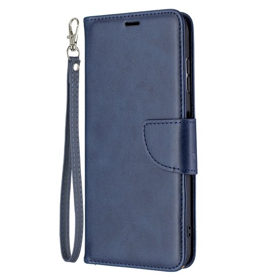 Nokia G10 / Nokia G20 Hoesje - MobyDefend Wallet Book Case Met Koord - Blauw