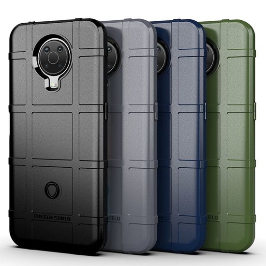 Nokia G10 / Nokia G20 Hoesje - Mobydefend Rugged Shield TPU Backcover - Groen