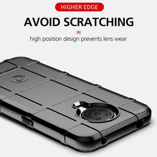 Nokia G10 / Nokia G20 Hoesje - Mobydefend Rugged Shield TPU Backcover - Groen