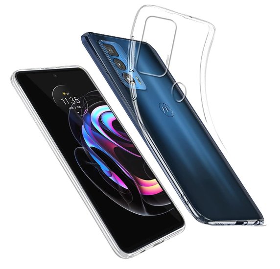 Motorola Edge 20 Pro Hoesje - MobyDefend Transparante TPU Backcover - Volledig Doorzichtig