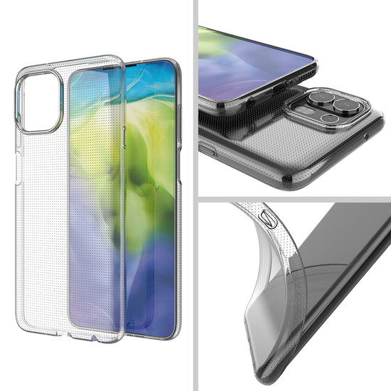 Motorola Edge 20 Lite Hoesje - MobyDefend Transparante TPU Backcover - Volledig Doorzichtig