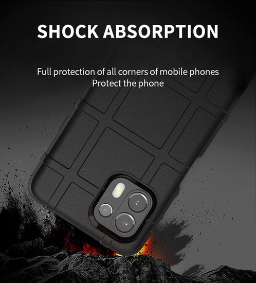Motorola Edge 20 Lite Hoesje - Mobydefend Rugged Shield TPU Backcover - Groen