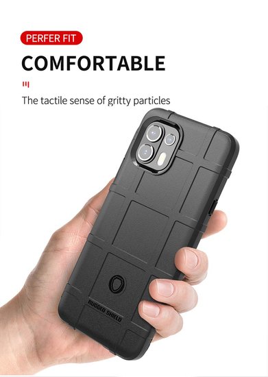 Motorola Edge 20 Lite Hoesje, Rugged Shield TPU Gelcase, Groen