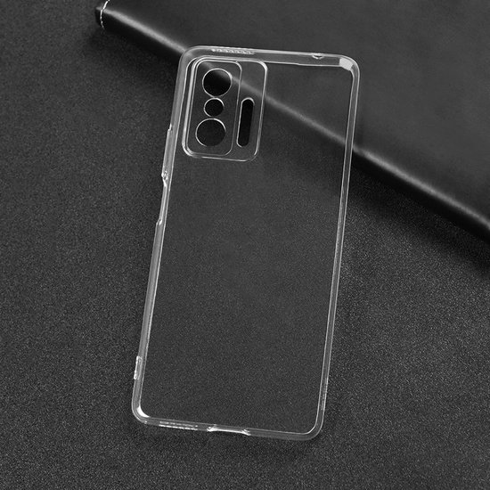 Xiaomi 11T / Xiaomi 11T Pro Hoesje - MobyDefend Transparante TPU Backcover - Volledig Doorzichtig