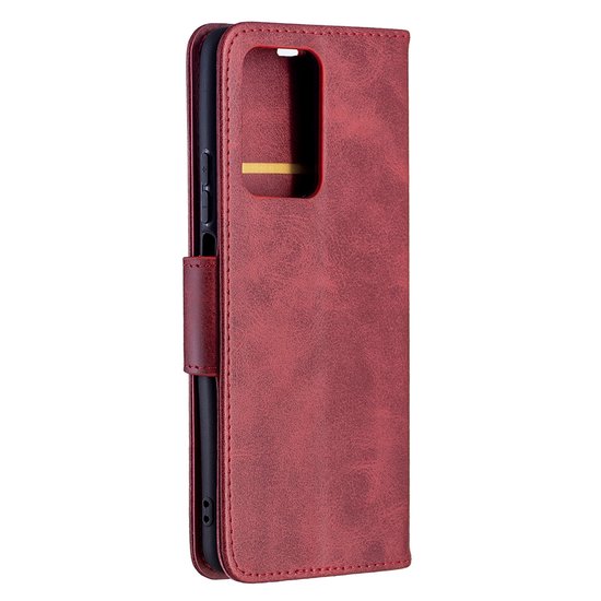 Xiaomi 11T / Xiaomi 11T Pro Hoesje, MobyDefend Wallet Book Case Met Koord, Rood