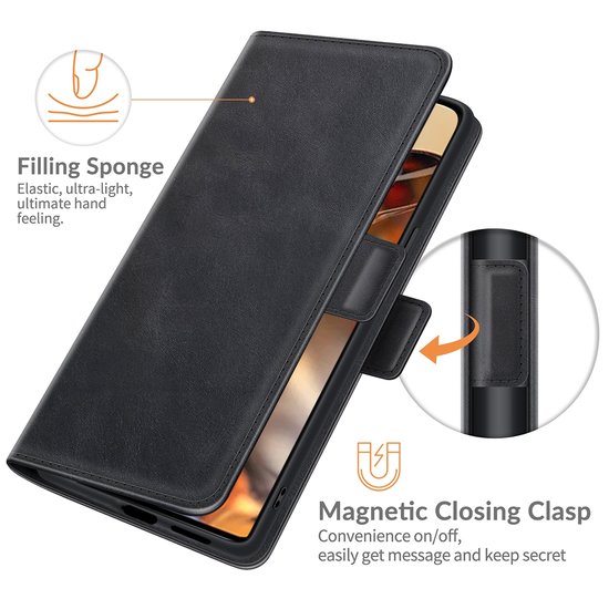 Xiaomi 11T / Xiaomi 11T Pro Hoesje - MobyDefend Luxe Wallet Book Case (Sluiting Zijkant) - Zwart