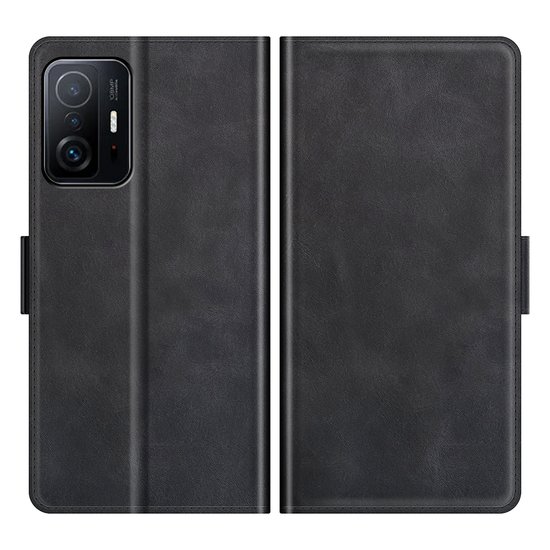Xiaomi 11T / Xiaomi 11T Pro Hoesje - MobyDefend Luxe Wallet Book Case (Sluiting Zijkant) - Zwart