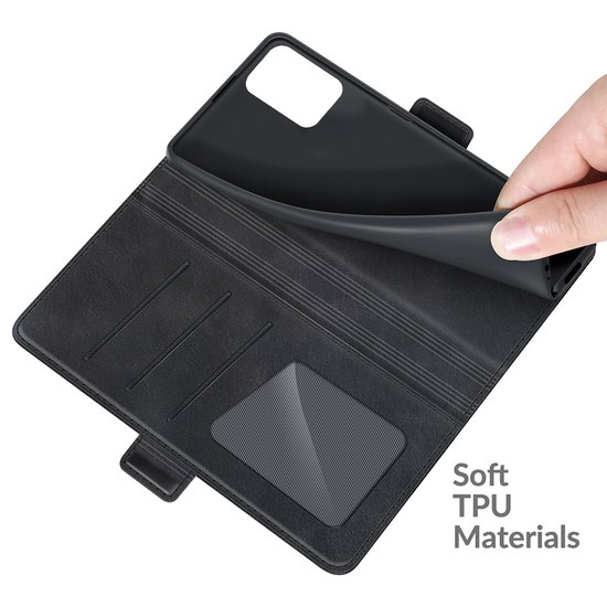 Xiaomi 11T / Xiaomi 11T Pro Hoesje - MobyDefend Luxe Wallet Book Case (Sluiting Zijkant) - Zwart