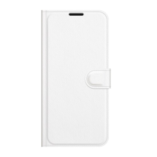 iPhone 13 Mini Hoesje, MobyDefend Kunstleren Wallet Book Case, Wit