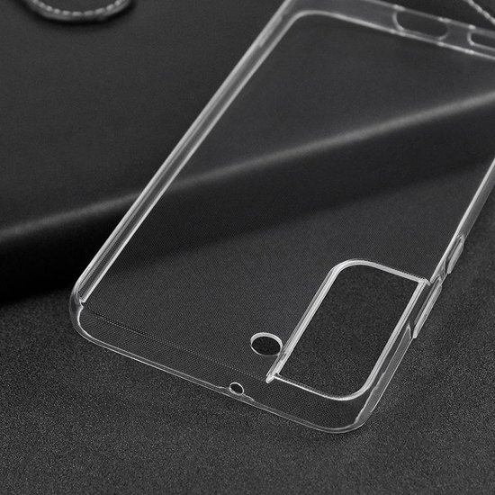 Samsung Galaxy S22 Hoesje, MobyDefend Transparante TPU Gelcase, Volledig Doorzichtig