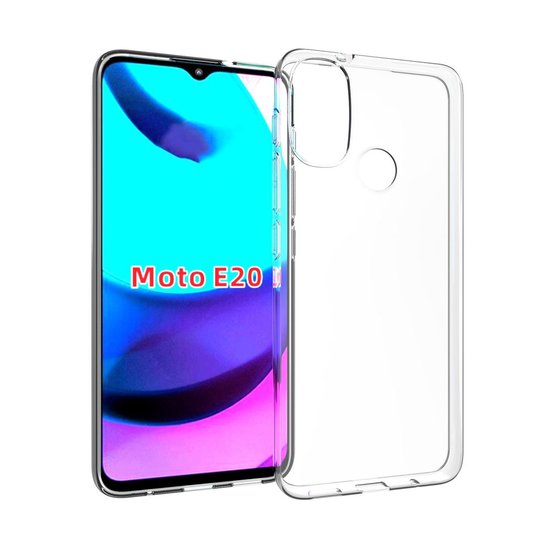 Motorola Moto E20 / E30 / E40 Hoesje - MobyDefend Transparante TPU Backcover - Volledig Doorzichtig