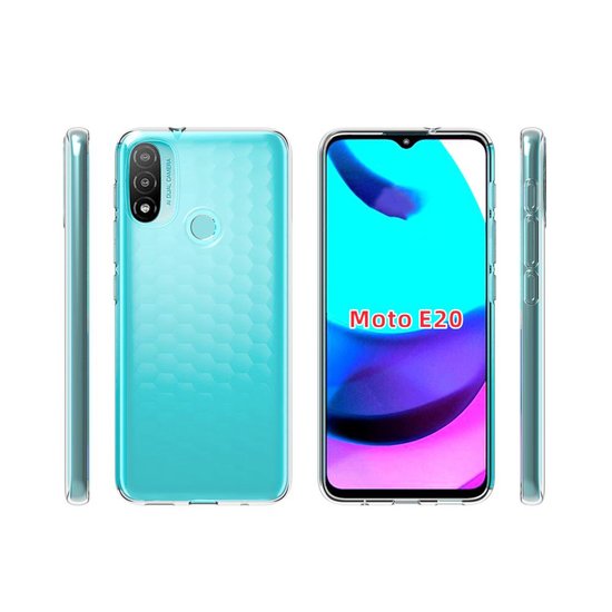 Motorola Moto E20 / E30 / E40 Hoesje - MobyDefend Transparante TPU Backcover - Volledig Doorzichtig