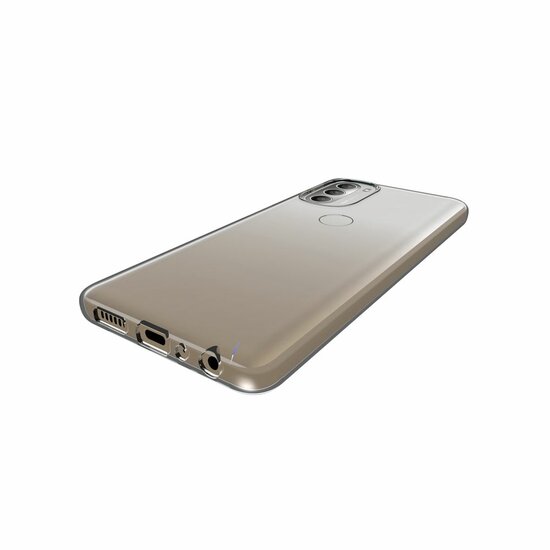Motorola Moto G51 Hoesje - MobyDefend Transparante TPU Backcover - Volledig Doorzichtig
