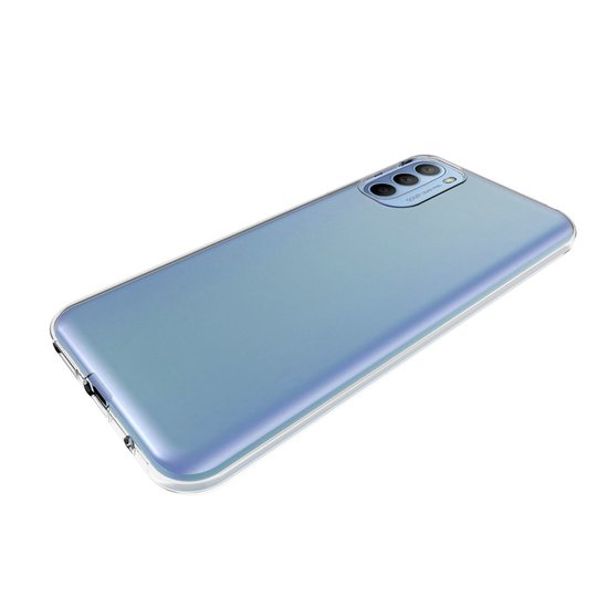 Motorola Moto G31 / Moto G41 Hoesje, MobyDefend Transparante TPU Gelcase, Volledig Doorzichtig