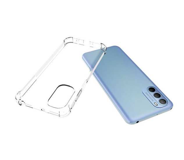 Motorola Moto G31 / Moto G41 Hoesje - MobyDefend Transparante Shockproof TPU Backcover - Verstevigde Hoeken - Volledig Doorzichtig