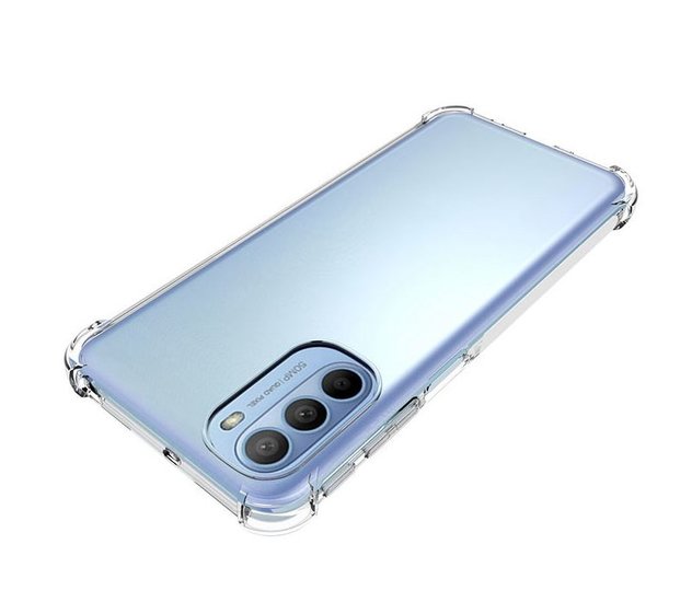 Motorola Moto G31 / Moto G41 Hoesje - MobyDefend Transparante Shockproof TPU Backcover - Verstevigde Hoeken - Volledig Doorzichtig