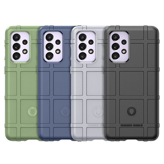 Samsung Galaxy A33 Hoesje - Mobydefend Rugged Shield TPU Backcover - Zwart