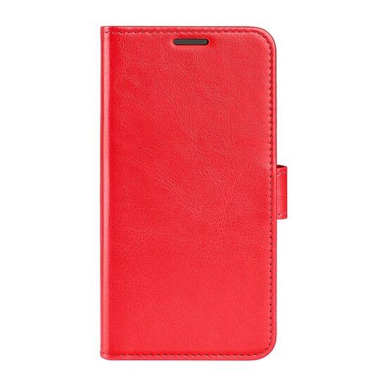Motorola Moto G71 Hoesje - MobyDefend Wallet Book Case (Sluiting Achterkant) - Rood