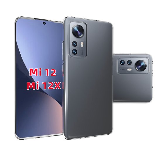 Xiaomi 12 / 12X Hoesje - MobyDefend Transparante TPU Backcover - Volledig Doorzichtig