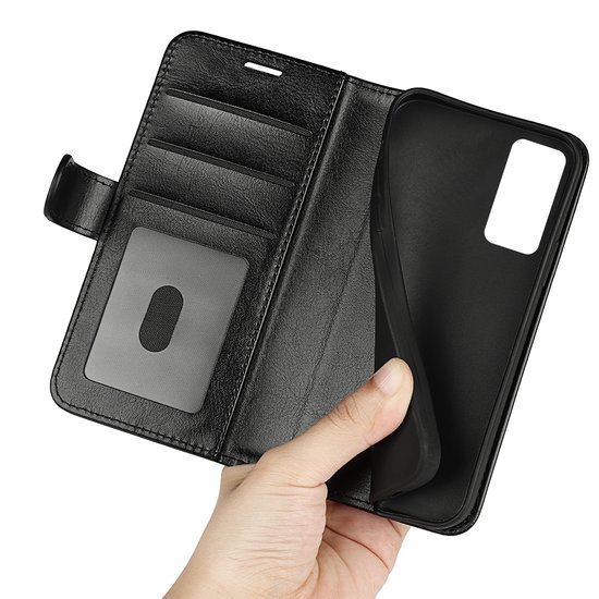 Xiaomi 12 / 12X Hoesje, MobyDefend Wallet Book Case (Sluiting Achterkant), Zwart