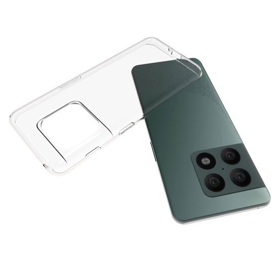 OnePlus 10 Pro Hoesje - MobyDefend Transparante TPU Backcover - Volledig Doorzichtig
