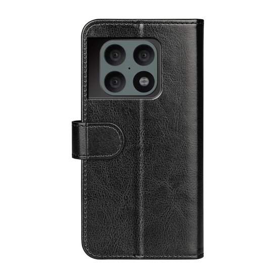 OnePlus 10 Pro Hoesje, MobyDefend Wallet Book Case (Sluiting Achterkant), Zwart