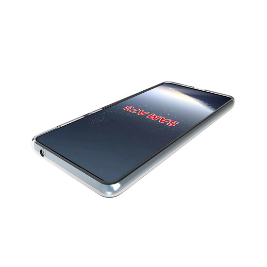 Samsung Galaxy A73 Hoesje - MobyDefend Transparante TPU Backcover - Volledig Doorzichtig