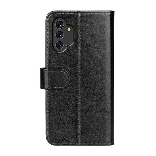 Samsung Galaxy A13 (4G) Hoesje - MobyDefend Wallet Book Case (Sluiting Achterkant) - Zwart